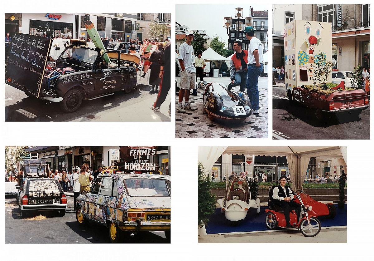 die vielen wilden Fahrzeuge an der Micheline Messe