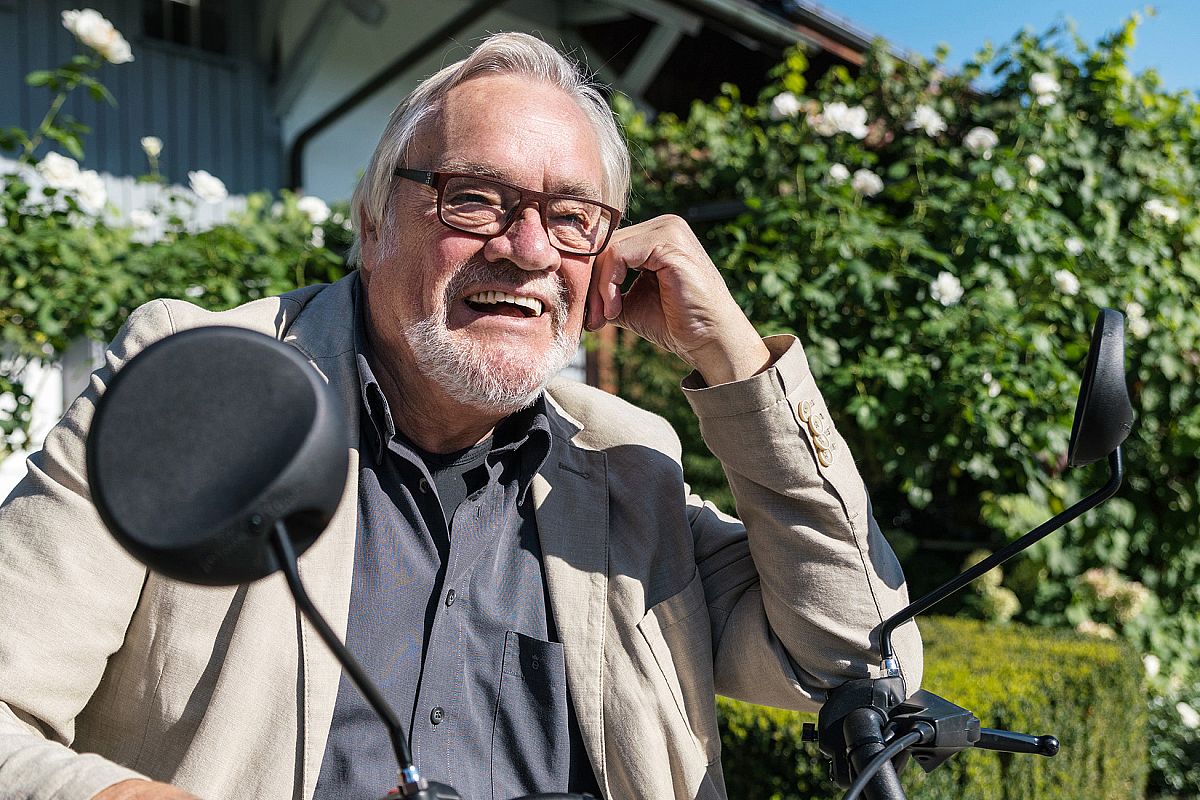 Jack Rüegg mit seinem KYBURZ DX2