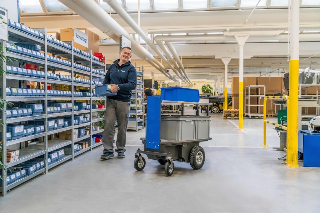 eTrolley TR in der Werkstatt bei KYBURZ Switzerland AG